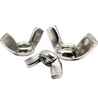 [A TOOL] 2/5/10pcsM4 M5M8M12 GB62 304ปรับ ThumbHand ขัน Thumbnut IngotEar Wing Nut