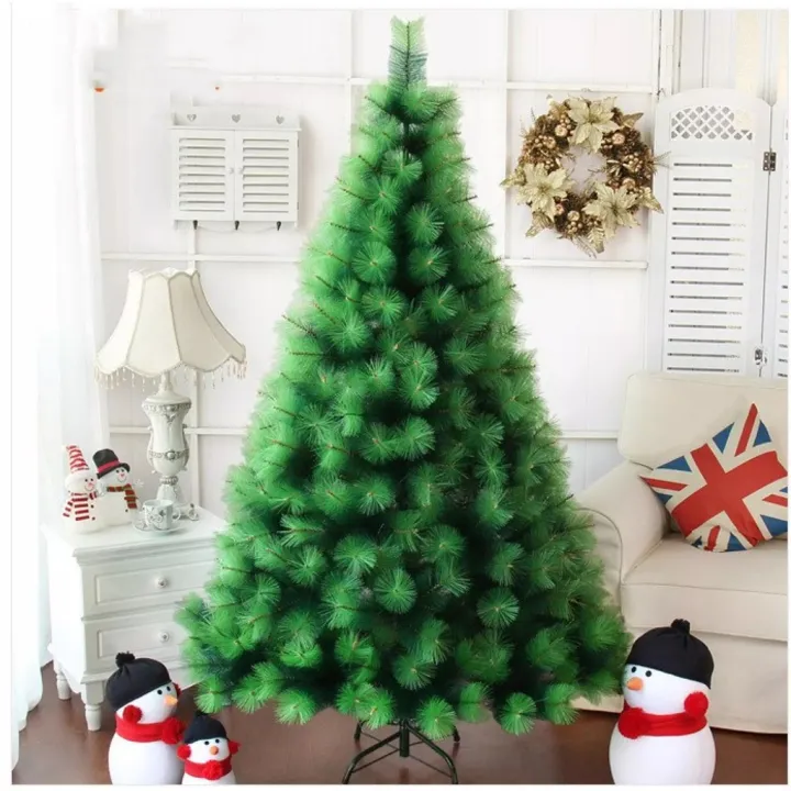 Original Christmas Tree Twocolor Pine Needle With Metal Stand