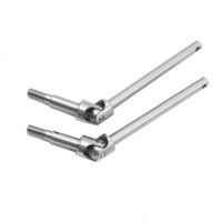 2Pcs Metal Stainless Steel Front Drive Shaft CVD for MN G500 MN86 MN86S MN86K MN86KS 1/12 RC Crawler Car Upgrade Parts