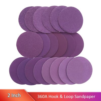 2 Inch 50mm Sanding Discs Wet Dry 80-10000 Grit Sandpaper Hook Loop Aluminum Oxide For Drill Grinder Rotary Tools