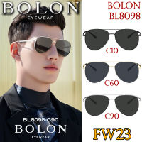 FW23 BOLON แว่นกันแดด รุ่น BL8098 C10 C60 C90 เลนส์ Nylon [Metal] แว่นของญาญ่า แว่นของเจเจ โบลอน กันแดด แว่นตา