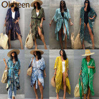 2023ฤดูร้อนใหม่ผู้หญิง boho maxi ชุดฤดูร้อนเซ็กซี่ชุด beach cover up หญิง robe dress ทำ cover-ups cloud thing gift