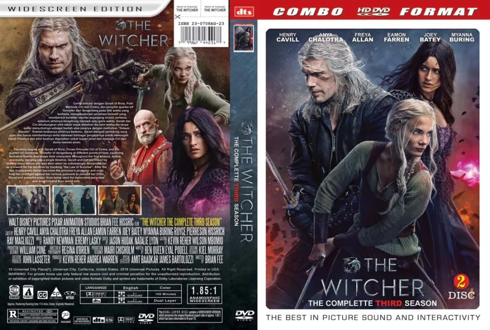 Dvd Série - The Witcher (2023) 3ª Temporada Completa