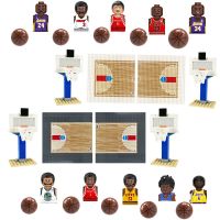 Basketball Scene Childrens Small Particles Assembled Building Blocks Educational Toy Ball King Dominates DIY Boy Birthday Gift Bag Accessories