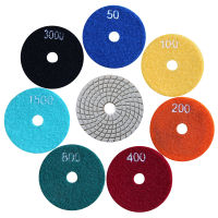 20217 Step Diamond Polishing Pad 4 Inch3 Inch Wet Flexible Grit 50-3000# For Stone Granite Marble Concrete