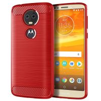 สไตล์ใหม่สำหรับ Moto E5 Plus E5 + ปลอกด้าหลังวัสดุคาร์บอนไฟเบอร์เคสซิลิโคนสำหรับ Moto E5 Supra MOTO E5plus เคสโทรศัพท์มือถือนิ่มกันกระแทก