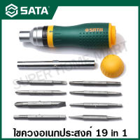 SATA ไขควงอเนกประสงค์ 19 in 1 รุ่น 09350 ( 19 In 1 Interchangeable Ratchet Screwdriver Set )