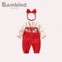 Bambino ชุดจั๊มสูทเด็กทารกผู้หญิง ชุดรอมเปอร์  ชุดบอดี้สูท   ชุดเด็กอ่อน ชุดเด็กแรกเกิด  Baby Bodysuits Jumpsuits