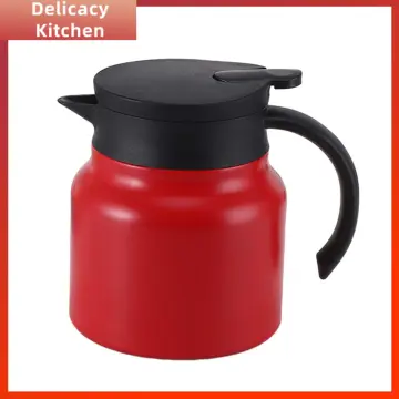 1pc 68oz Coffee Carafe Air pot Insulated Coffee hot water Urn Stainless  Steel Vacuum Thermal Pot Flask Dispenser for Coffee, Hot Water, Tea, Hot  Beverage - Keep 12 Hours Hot, 24 Hours