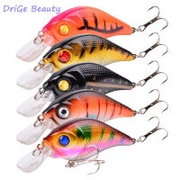 DriGe เหยื่อ Beauty5PCS Crankbaits,เหยื่อตกปลาชุดคิทพร้อมตะขอแหลมสำหรับปลากะพงตกปลาน้ำเค็มน้ำจืด