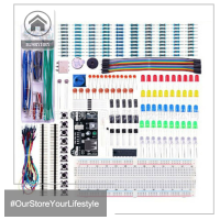 HITN Electronics Component Basic Starter Kit w/830 Tie-Points Breadboard Power Supply