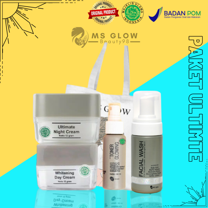 Paket Ultimate Ms Glow/Ms Glow Paket Ultimate Original/Paket Wajah