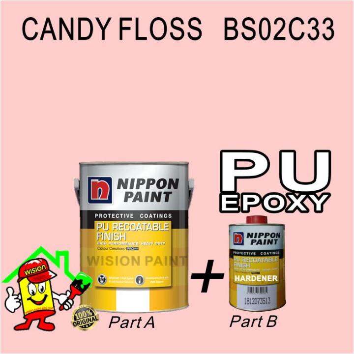 Candy Floss Bs C L Pu Recoatable Finish Gloss Nippon Paint