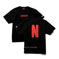 [S-5XL] Beams x Netflix Netflix Netflix joint model crazy chase เสื้อยืดแขนสั้น พิมพ์ลายตัวอักษร สําหรับผู้ชาย และผู้หญิ