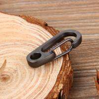 「มีของพร้อมส่ง」Outdoor แคมป์ปิ้ง เดินป่า Carabiner Hook หัวเข็มขัดพวงกุญแจสแตนเลส