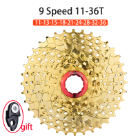 ZTTO MTB จักรยาน Gold Cassette Spocket 891011ความเร็ว Freewheel จักรยานอะไหล่ Mountain Golden 8V 9V 10V 11V K7 Flywheel