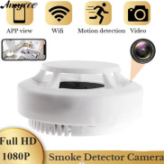 1080p Hd Mini IP Camera Smoke Detector Night Vision Motion Detection Video