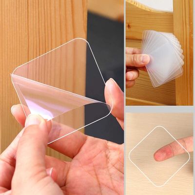 10/20Pcs Double Sided Adhesive Tape Strong Pad Mounting Transparent Waterproof Squares Self-Adhesive Tape for Wall Windows Craft Adhesives Tape