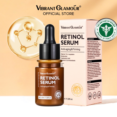 VIBRANT GLAMOUR FDA Retinol facial serum เรตินอล เอสเซนส์บำรุงผิวหน้า ต่อต้านวัย เลือนริ้วรอย บริษัท ยก ให้ความชุ่มชื้น ครีมต่อต้านริ้วรอย 30ml