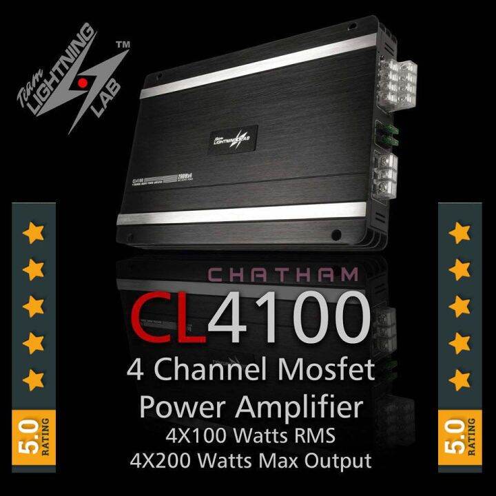 Team Lightning Lab CL4100 Car Audio Amplifier♔ Lazada PH