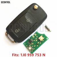 【▼Hot Sales▼】 qiukekang81481 Kunci Remote Mobil Qcontrol Diy สำหรับ Skoda Fabia Octavia 1j0959753n 1999 2000 2001 2002 2003 2004 2005 2006 2007 2008 2009