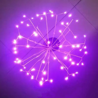 Solar Firework Lights Outdoor Waterproof DIY Shine String 90 120150 LED For Garden Lawn Landscape Holiday Christmas Lights