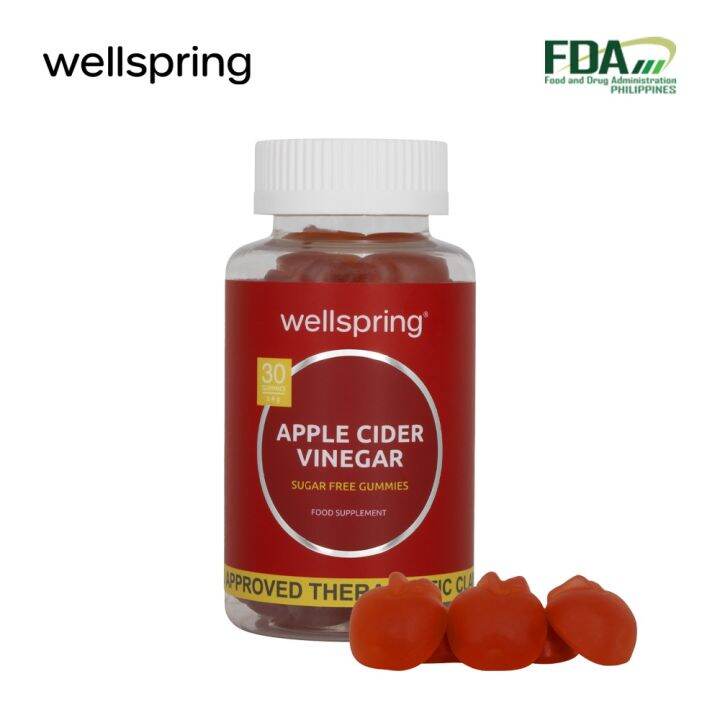 Wellspring Sugar Free Apple Cider Vinegar Gummies Acv Gummies For Weight Loss 30s Bottle Lazada Ph 8322