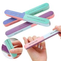 OMQAIO Professional Beauty Tools Pedicure Manicure Nail Care Sanding Buffer Nail Files 7 Sided