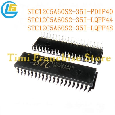 10pcs 100 ใหม่ Original microcontrolle ชิป IC STC12C5A60S2-35I-PDIP40 LQFP44 LQFP48 mcur ชิปเดี่ยว STC12C5A60S2 35I