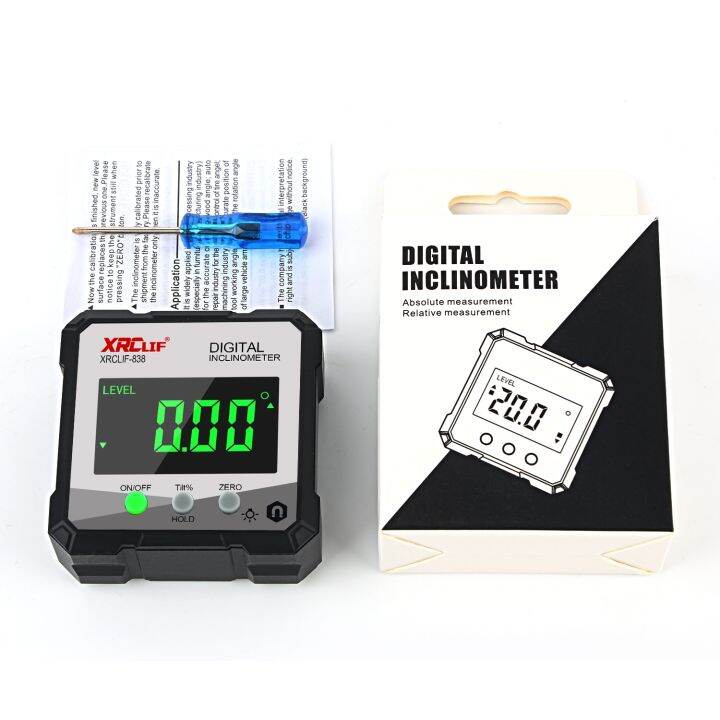 xrclif-digital-level-angle-gauge-4x90-mini-inclinometer-measurement-tools-magnetic-base-electronic-universal-bevel-protractor