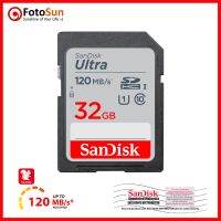 2023 SANDISK SD CARD ULTRA 32GB, 64GB, 128GB 120MB for Canon, Nikon, Sony, Fujifilm