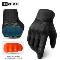 INBIKE Hard Shell Protection Motorcycle Gloves Men Shockproof Thicken TPR Palm Pad Motorbike Gloves for Riding Motocross Gloves