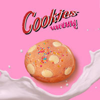 Taamchobs cookie(Pink Milk) ซอฟท์คุกกี้รสนมชมพู