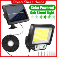 ไฟเซล Lampu Solar Dinding 117COB กลางแจ้งพลังงานแสงอาทิตย์,IP65กันน้ำมี3โหมดโคมไฟติดผนังสำหรับโคมไฟดอกไม้ลานบ้านระเบียงในสวน