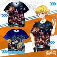 Anime Demon Layer Cool Kids Fashion T-shirt 3D Printed Casual Boys and Girls Short Sleeve T-shirt