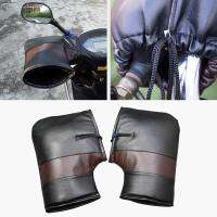 2Pcs ผู้ชายผู้หญิงรถจักรยานยนต์สกู๊ตเตอร์ Warm Handlebar Muff Grip HandleBar Muff กันน้ำฤดูหนาวอุ่นความร้อนถุงมือ