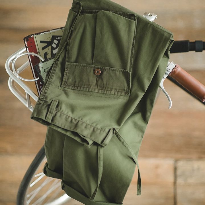 maden-กางเกงคาร์โก้แทคทิคอลสีเขียวทหารกางเกงระบายอากาศหลายกระเป๋า-ชุดเทคนิคกางเกงใส่วิ่งคอมมานโดทหาร