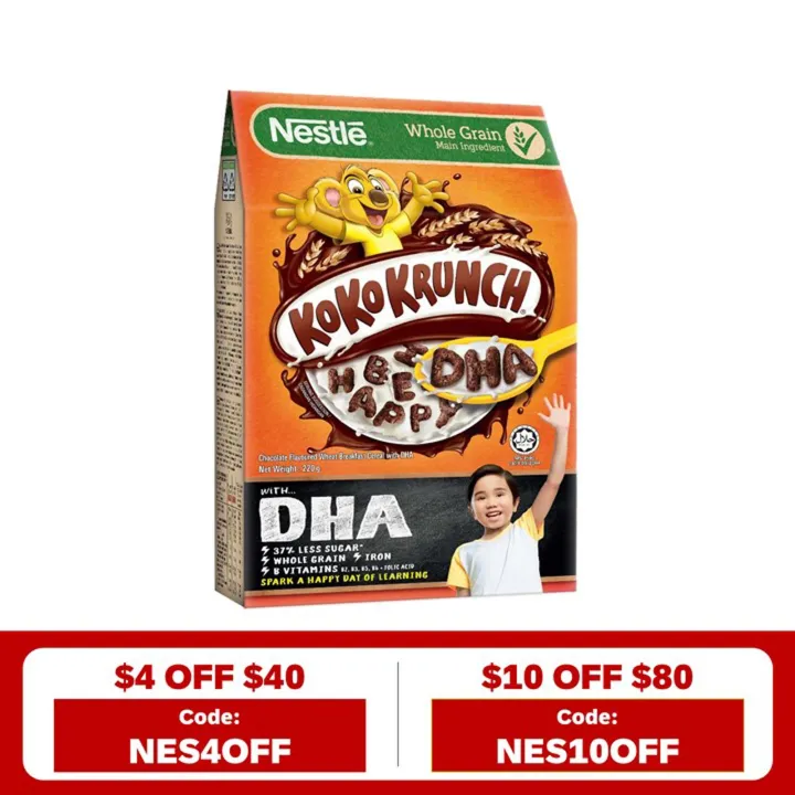 Nestle Koko Krunch Dha Cereal 220g Cereal Lazada Singapore