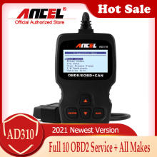 Ancel AD310 OBD2วินิจฉัยรถเครื่องมือตรวจสอบเครื่องยนต์อ่าน Clear รหัสปิดเครื่องยนต์เต็มรูปแบบสแกนเนอร์eobd สำหรับ Toyota Honda ฟอร์ด BMW เครื่องอ่านโค้ด