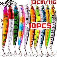 【hot】ↂ❍ Sougayilang 10PCS Fishing Lifelike CrankBait Hard Bait for Freshwater Saltwater Carp Tackle