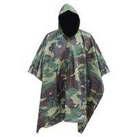 3ใน1เสื้อกันฝนกันน้ำเสื้อกันฝนกลางแจ้งCamo Shelter Rain GearสำหรับCampingตกปลา3ประเภท