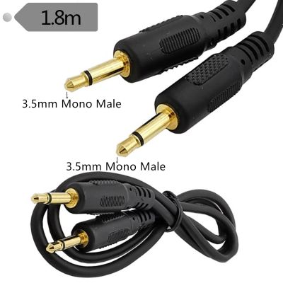 ERE 3.5mm Mono Cable 3.5mm 1/8 TS Monaural Mini Mono Audio Plug Jack Connector Male to Male Cable