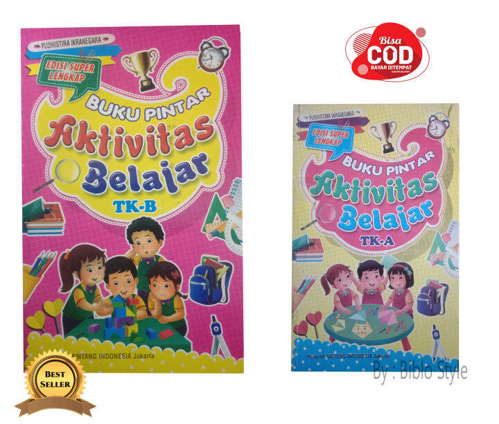 Buku Aktivitas Belajar TK A Dan B / Panduan Belajar Membaca Untuk Anak ...