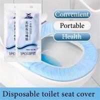 【LZ】☽▫  Descartável Viagem Toilet Seat Covers Tapete Portátil Impermeável Toilet Paper Pad Espessado Non-Woven Mat Acessórios do banheiro 10Pcs