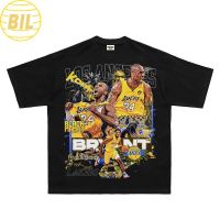 BIL [Yootaaa] เสื้อยืดแขนสั้น ผ้าฝ้าย ทรงหลวม ลาย NBA Black Mamba Kobe Bryant สไตล์ฮิปฮอป 2022