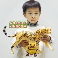 Animal Kingdom - โมเดล Cheetah Leopard เสือดาว เสือชีตาห์ ขนาด 38.00 CM แบบนิ่ม (จากสงขลา)