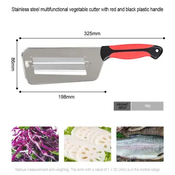 Vegetable Double Slice Blade Slicing Tool Fish Scale Cleaner Onion B