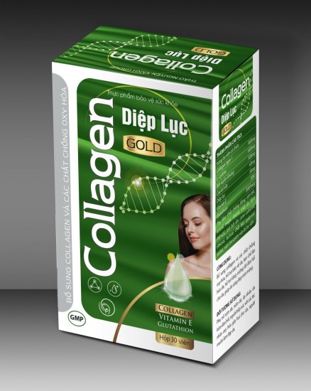 Viên uống đẹp da d.iệp lục ca.llagen gold- giúp giữ dáng đẹp da - ảnh sản phẩm 6