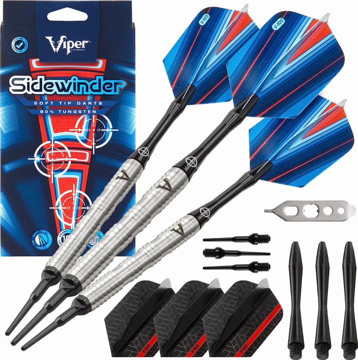 viper-by-gld-products-viper-sidewinder-80-tungsten-soft-tip-darts-18-grams-ridgeback