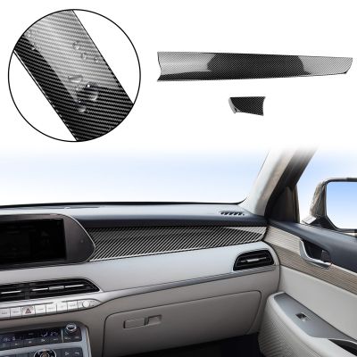 For Hyundai Palisade 2023 LHD Center Middle Console Control Panel Trims Cover Stickers Car Interior Accessories